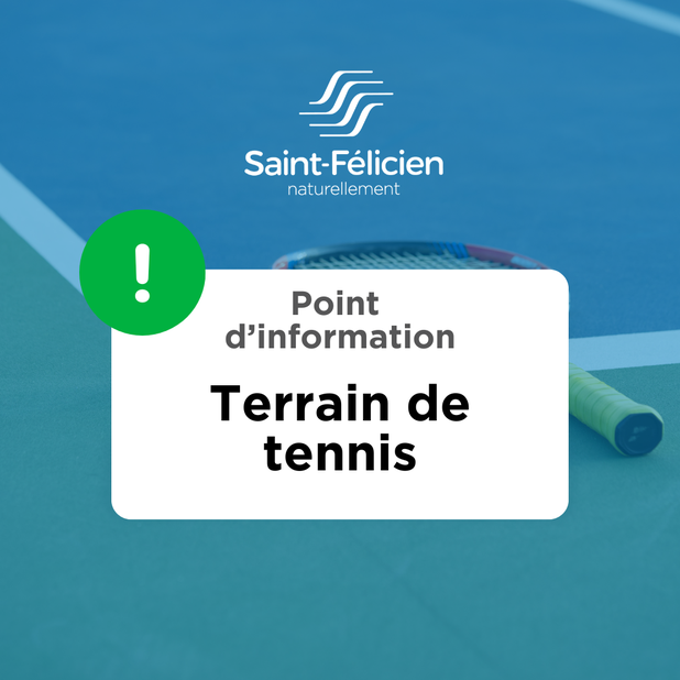 (Point d'info) Terrain de tennis
