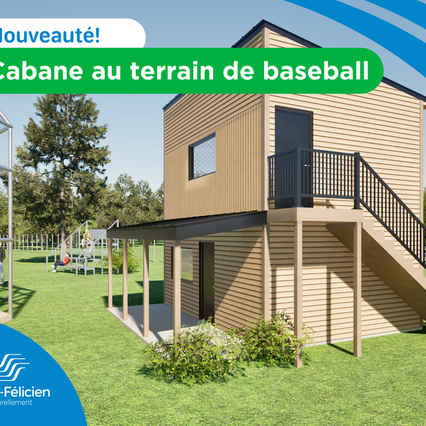 Nouvelle cabane au baseball